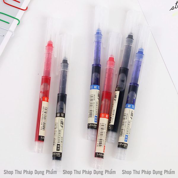 Bút gel bút bi nước nhanh khô chống lem chống nhòe ngòi 0.5mm nét chữ đều