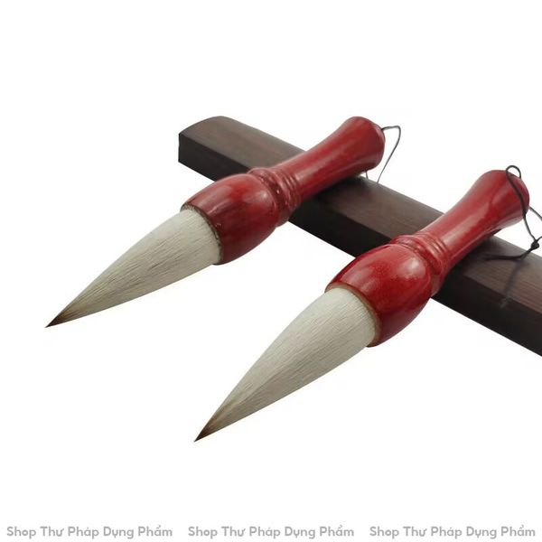 Bút cán ngắn đẩu bút viết đại tự