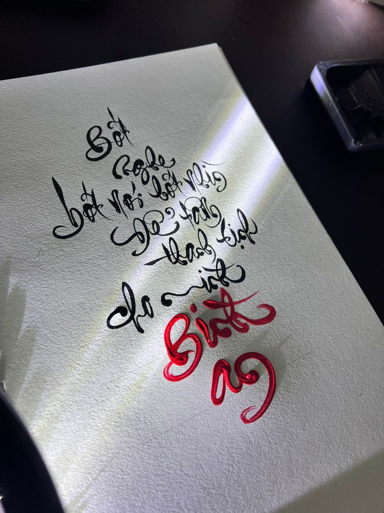 Bút viết thư pháp chỉnh ngòi cỡ nhỏ