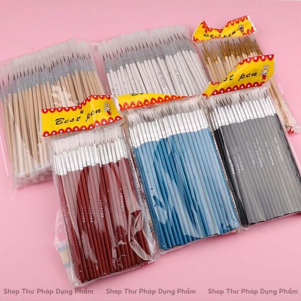 bút lông vẽ nhỏ đi viền vẽ móng