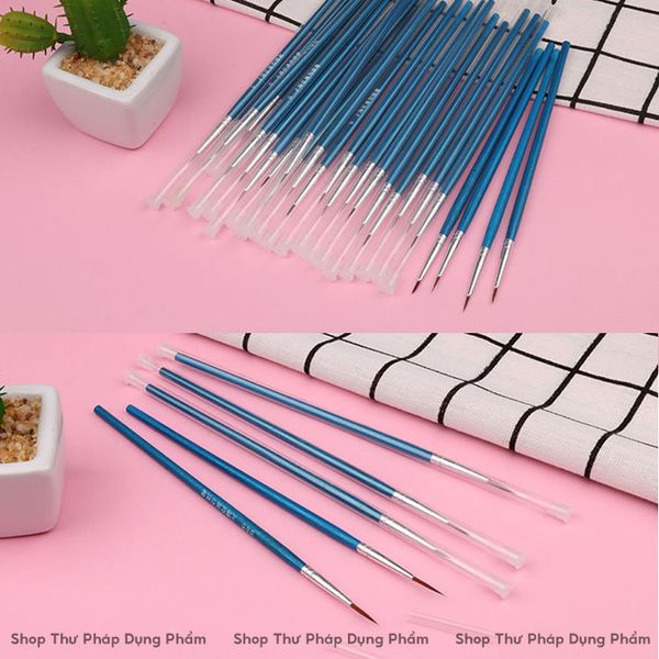 bút lông vẽ nhỏ đi viền vẽ móng