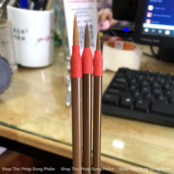 Bút lông chỉnh ngòi viết thư pháp chữ nhỏ