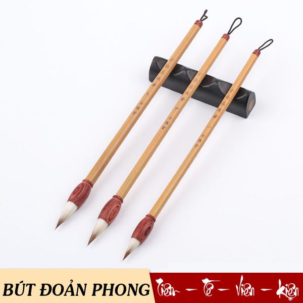 Bút lông thư pháp đoản phong toán đầu cổ vận