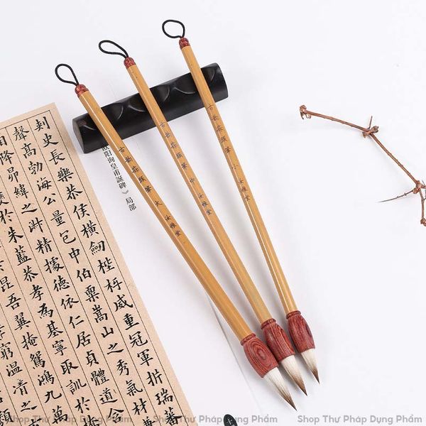 Bút lông thư pháp đoản phong toán đầu cổ vận