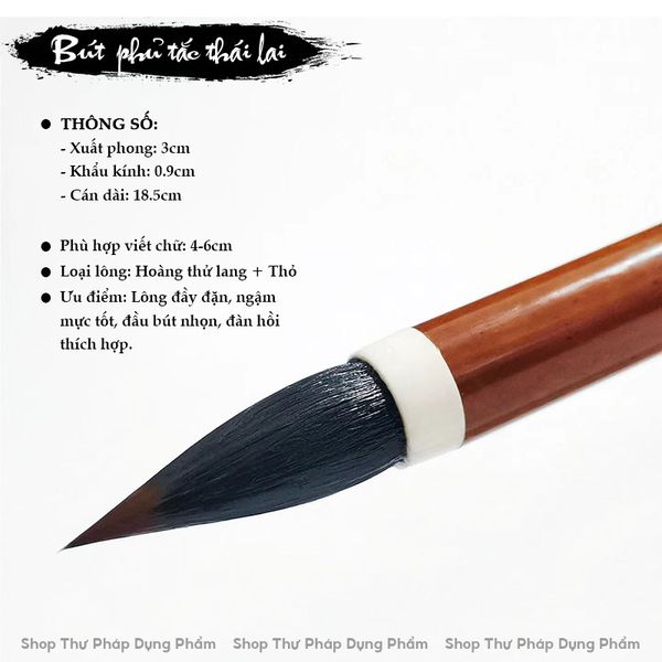 Bút lông thư pháp phủ cực thái lai