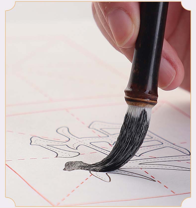 Bút lông kiêm hào viết thư pháp cán trúc