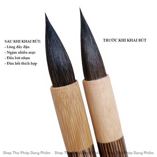 Bút lông viết thư pháp, vẽ tranh đại đường