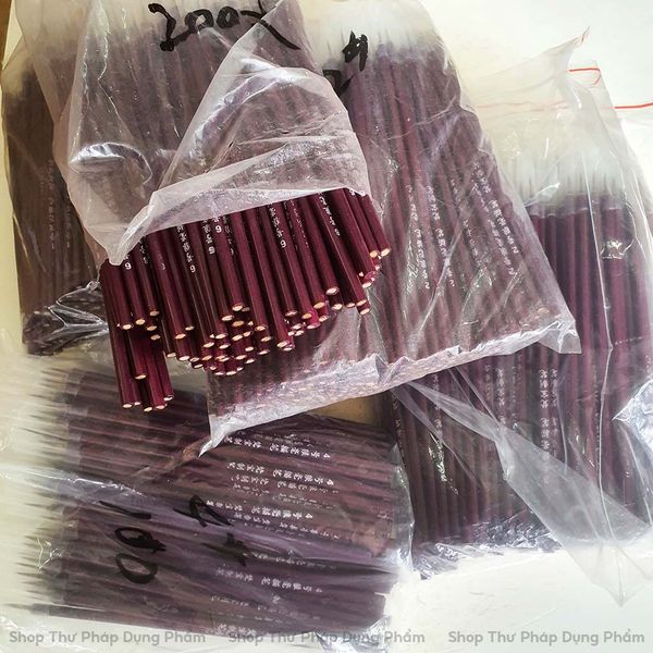 Bút lông viết chữ nhỏ, đi nét thư pháp Việt