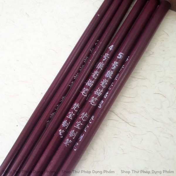 Bút lông viết chữ nhỏ, đi nét thư pháp Việt