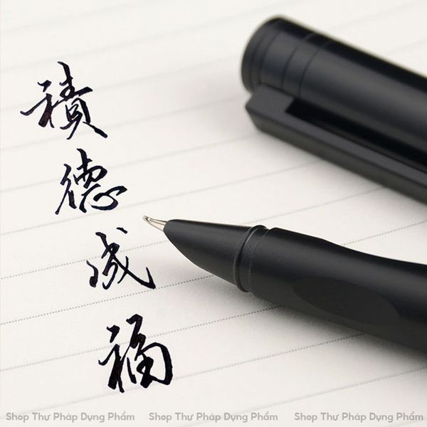 Bộ bút máy cao cấp luyện viết chữ, thư pháp, bút ngòi cong