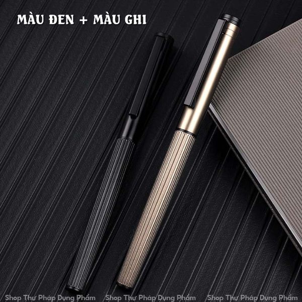 Bộ bút máy cao cấp luyện viết chữ, thư pháp, bút ngòi cong