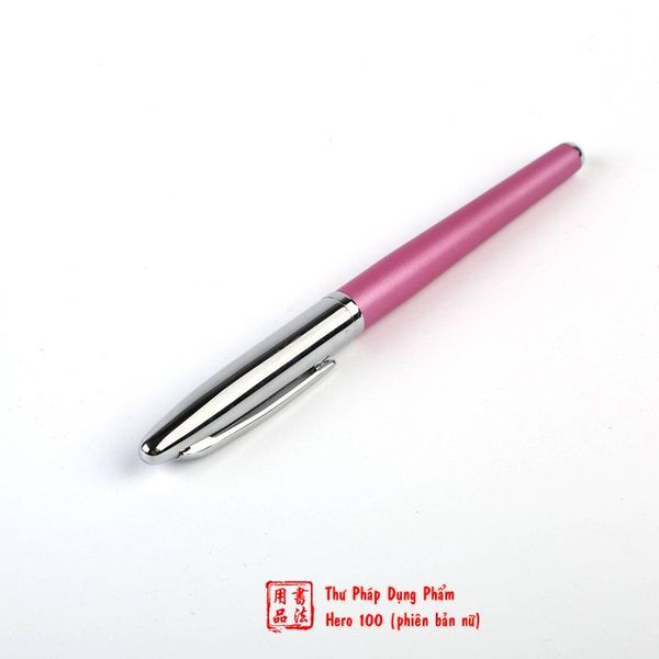 Màu hồng nữ tính được nhiều người ưa thích trong dòng bút Hero 100 phiên bản nữ
