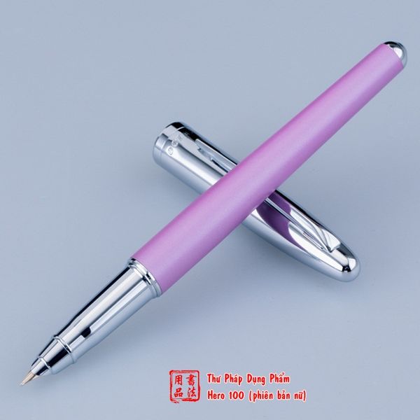 Bút máy Hero 100 phiên bản nữ màu hồng