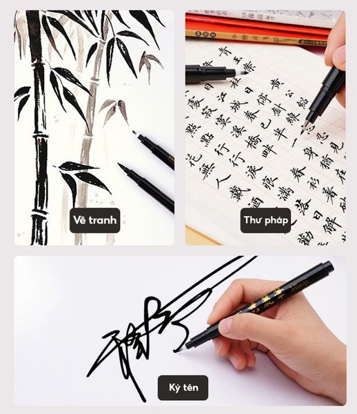 Bút viết thư pháp vẽ tranh ký tên Miaoyi