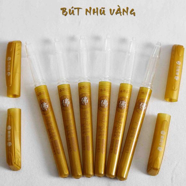 Bút nhũ vàng luyện viết chữ Hán, chép Kinh