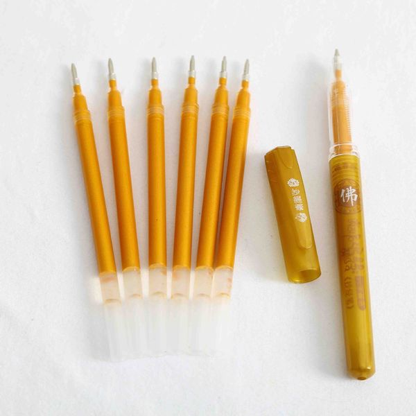 Bút nhũ vàng luyện viết chữ Hán, chép Kinh