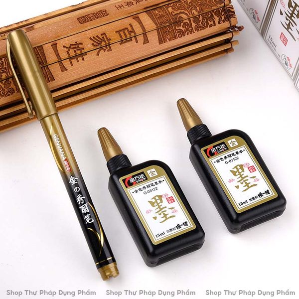 Bút nhũ vàng viết thư pháp Genvana
