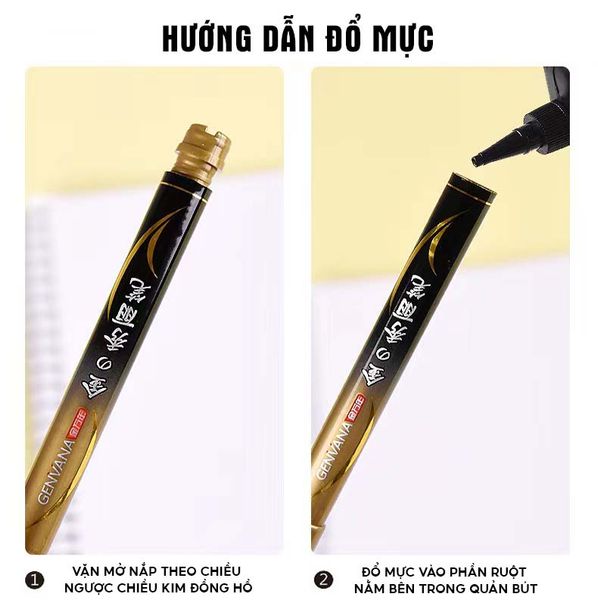 Bút nhũ vàng viết thư pháp Genvana