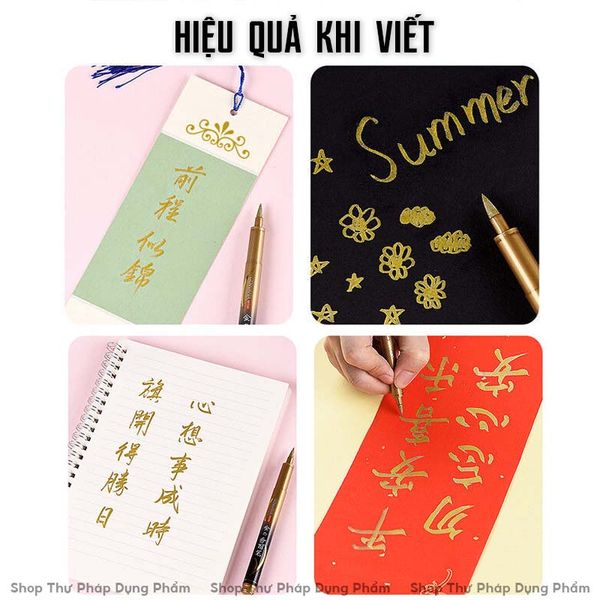 Bút nhũ vàng viết thư pháp Genvana