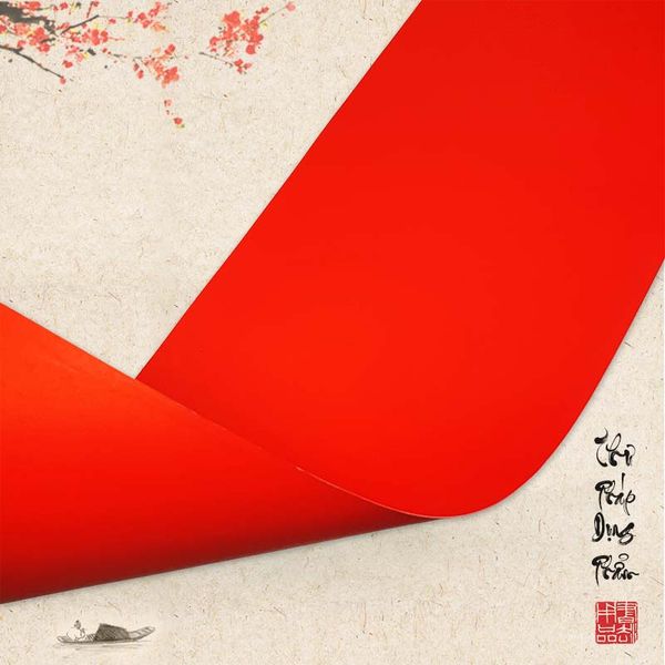 Giấy viết câu đối đỏ