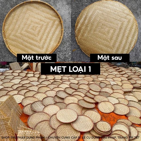 Mẹt chữ thư pháp xốp sẵn keo trang trí tết, decor không gian truyền thống