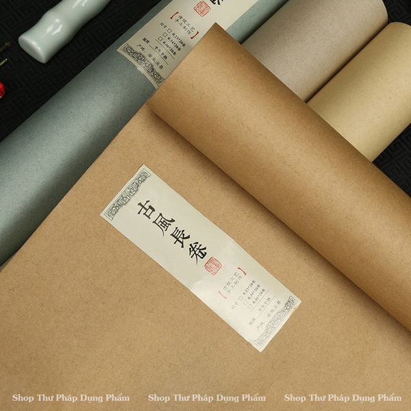 Cuộn giấy xuyến chỉ viết thư pháp bán sinh tuyên màu cổ nhã Thư Pháp Dụng Phẩm