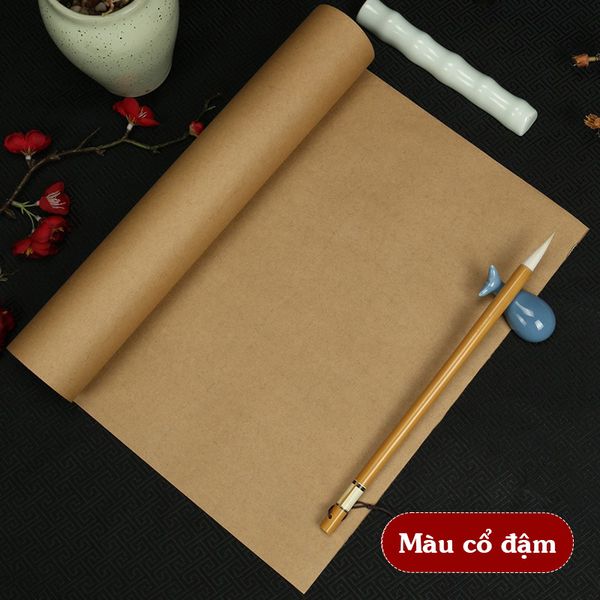 Cuộn giấy xuyến chỉ viết thư pháp bán sinh tuyên màu cổ nhã Thư Pháp Dụng Phẩm