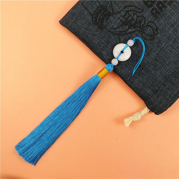 Dây treo tua rua ngọc bội bình an treo trang trí