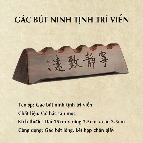 Gác bút thư pháp ninh tịnh trí viễn