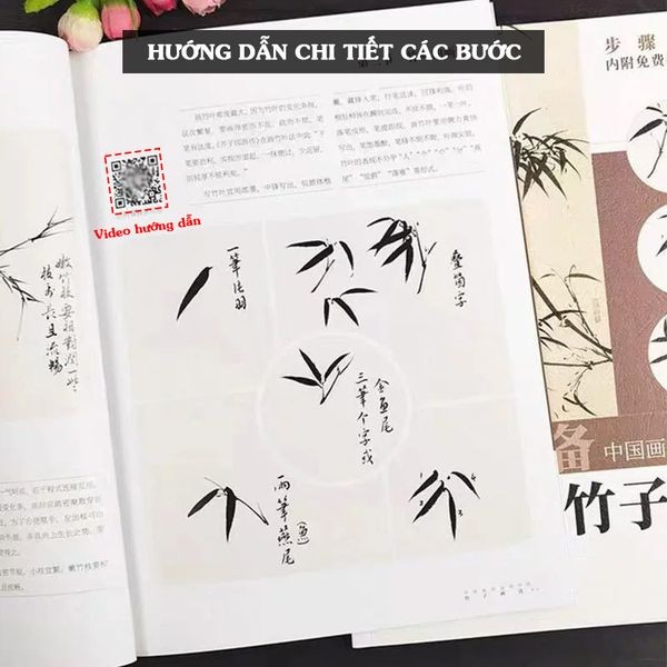 Giáo trình hướng dẫn vẽ tranh thủy mặc có video hướng dẫn