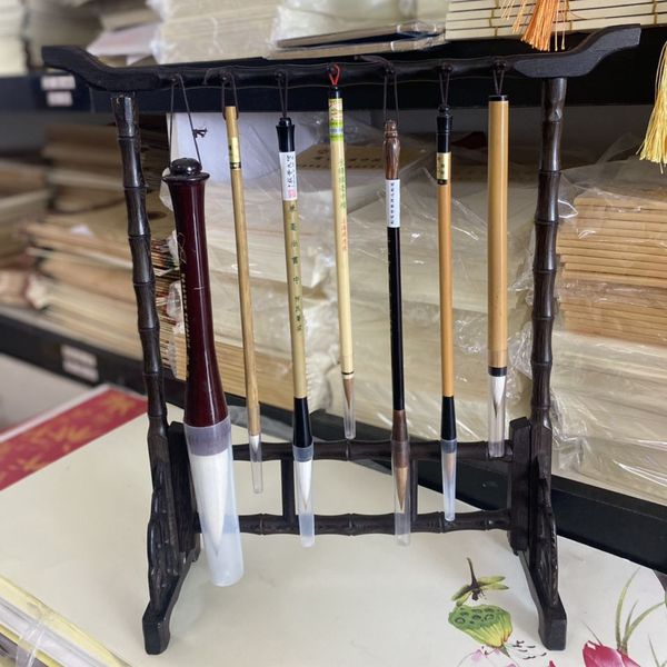 Giá treo bút lông thư pháp