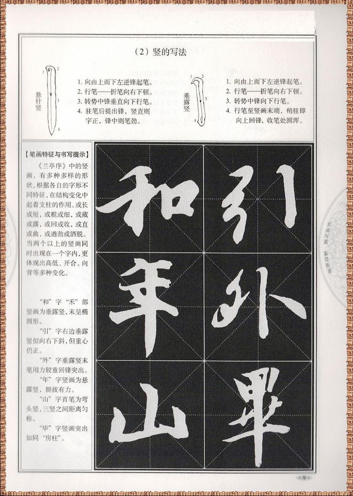 Giáo trình hành thư Vương Hi Chi Lan Đình Tự