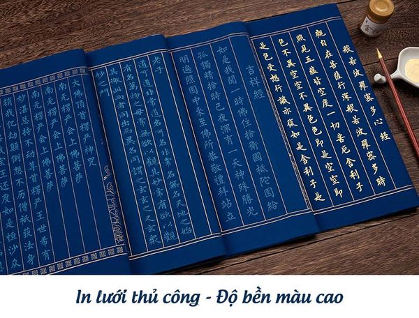 Giấy chép kinh bát nhã, chú đại bi, chú lăng nghiêm