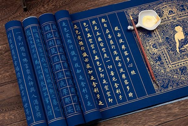 Giấy chép kinh bát nhã, chú đại bi, chú lăng nghiêm