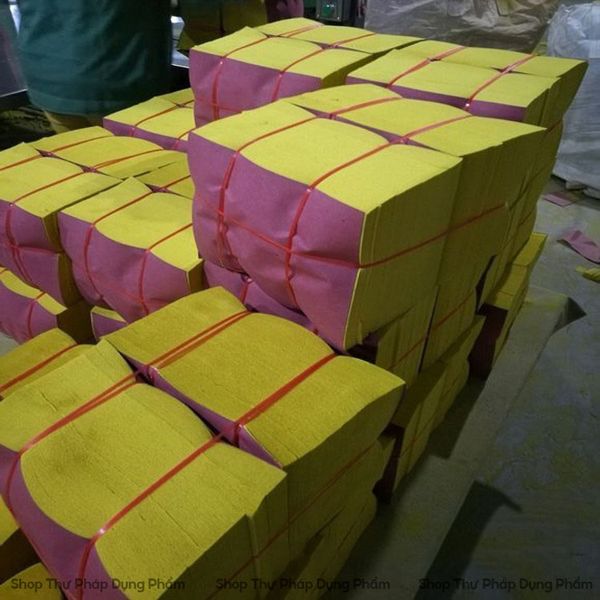 Giấy hoàng chỉ, giấy vẽ bùa phù chú