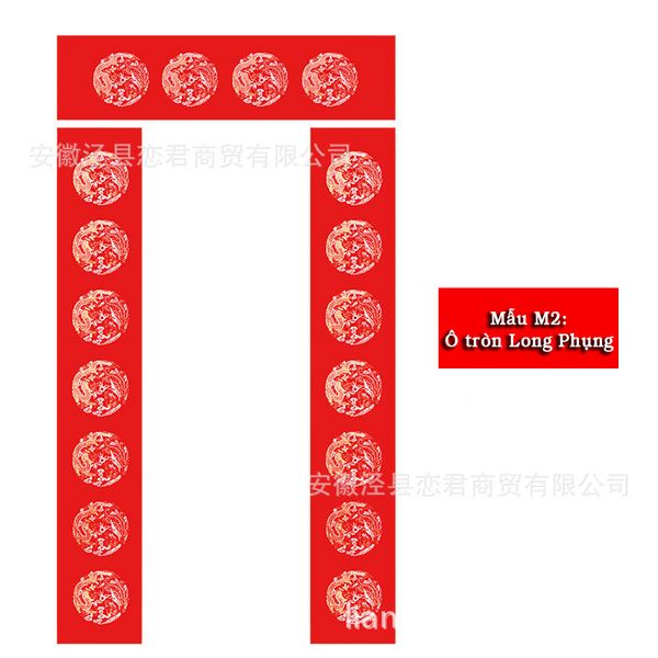 Giấy xuyến chỉ viết câu đối đỏ