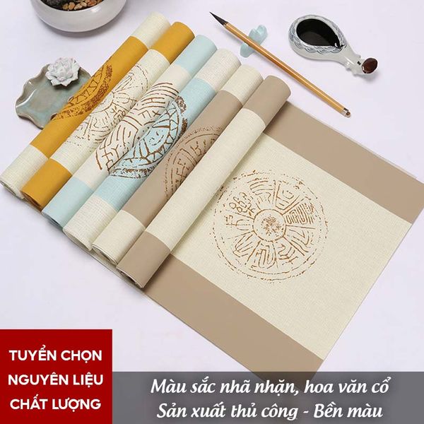 Câu đối viết thư pháp ngọa đương 7 chữ
