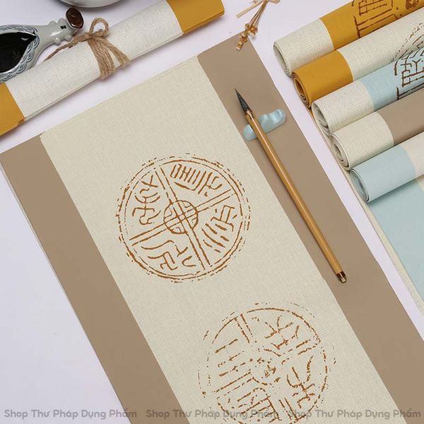 Câu đối viết thư pháp ngọa đương 7 chữ