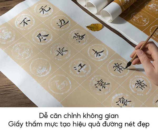 Giấy viết tác phẩm thư pháp ô ngọa đương