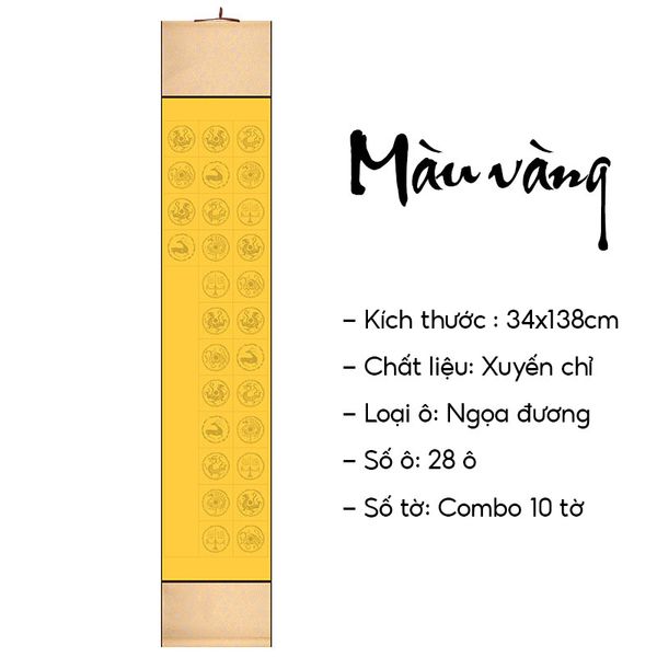 Giấy viết tác phẩm thư pháp ô ngọa đương