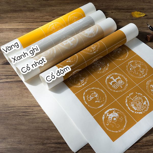 Giấy viết tác phẩm thư pháp ô ngọa đương