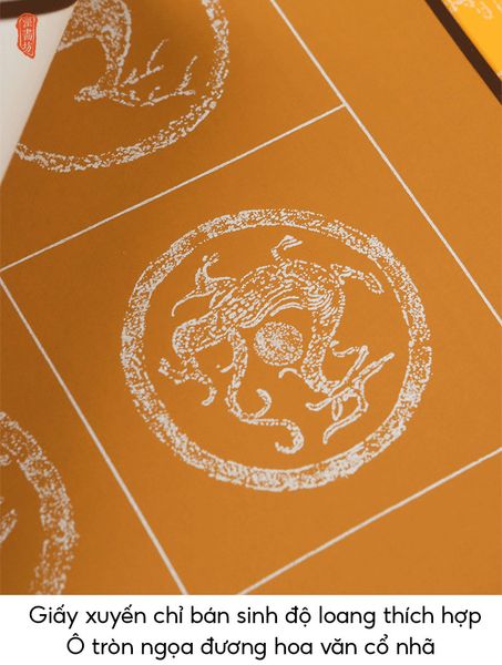 Giấy viết tác phẩm thư pháp ô ngọa đương