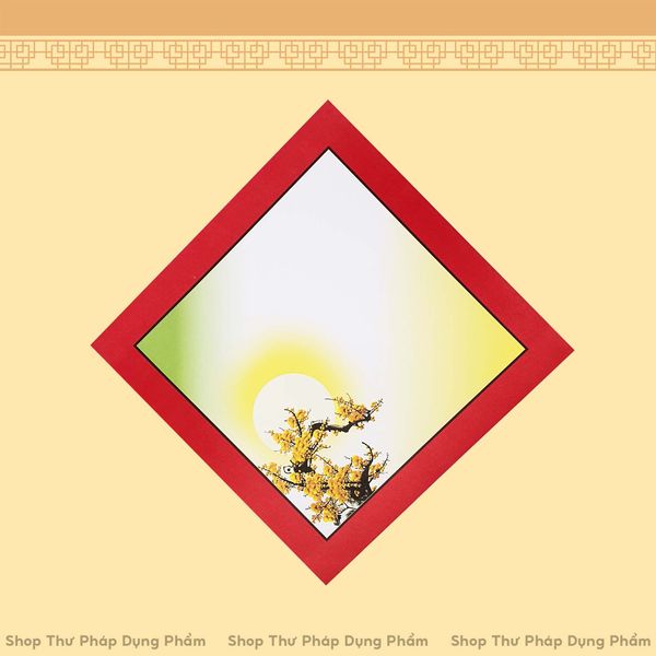 Giấy viết thư pháp in tranh treo trang trí