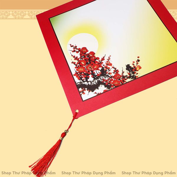 Giấy viết thư pháp in tranh treo trang trí