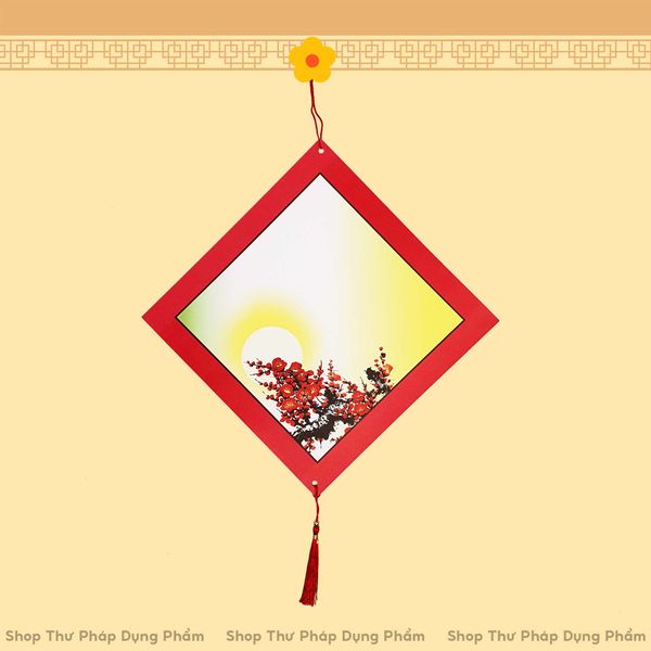 Giấy viết thư pháp in tranh treo trang trí