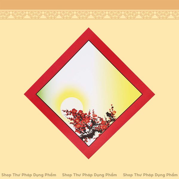 Giấy viết thư pháp in tranh treo trang trí