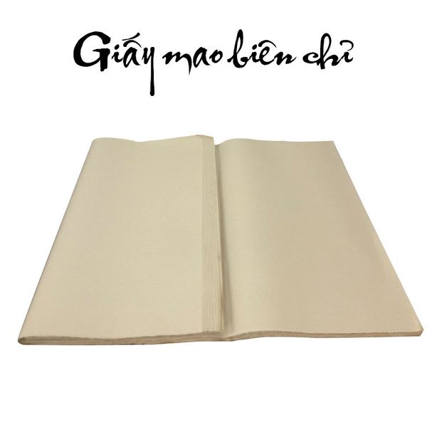 Giấy viết thư pháp mao biên chỉ sợi trúc