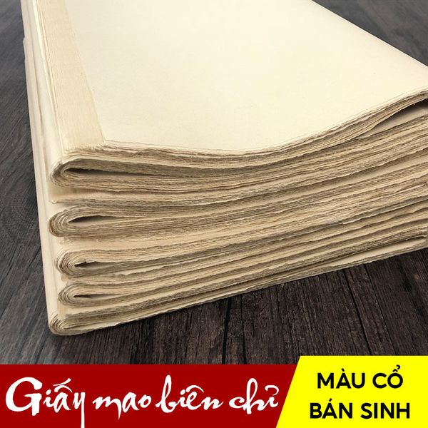 Giấy viết thư pháp mao biên chỉ sợi trúc