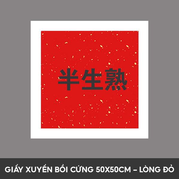 Giấy xuyến chỉ bồi sẵn