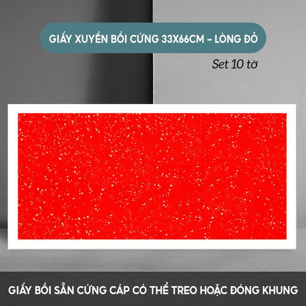 Giấy xuyến chỉ bồi sẵn